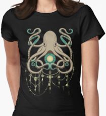 Timeless Octopus - Grey Fitted T-Shirt
