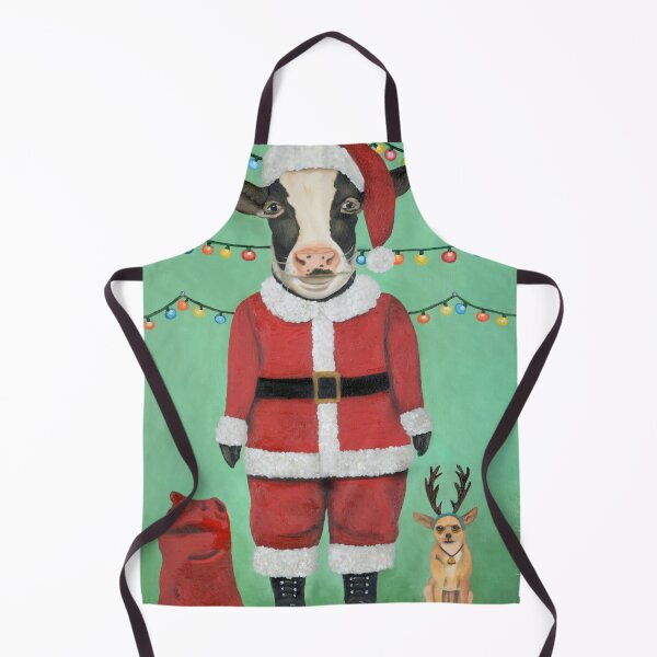 Item preview, Cow Claus  And Mr Jingles designed and sold by LeahSaulnier.