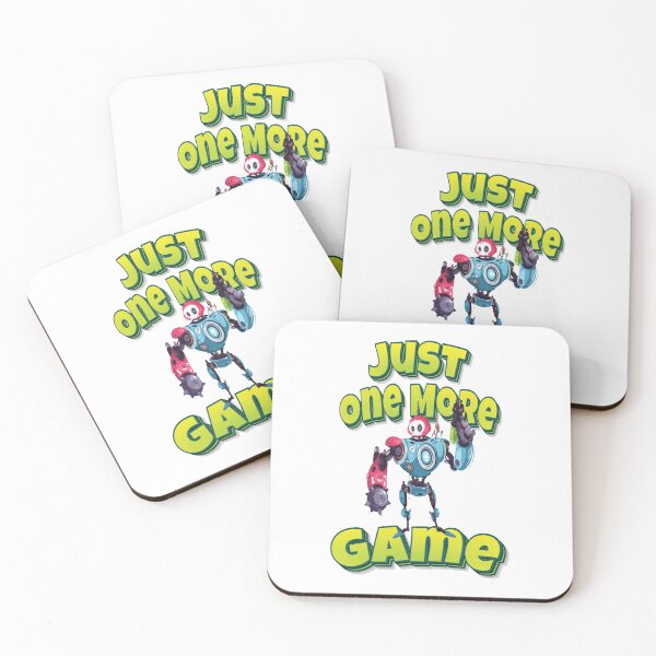 Item preview, Just One More Game Modern Robot With Weapon designed and sold by WordsGamersUse.