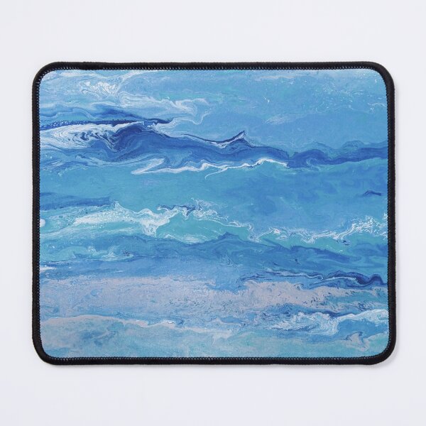 Item preview, Modern abstract tranquil seascape designed and sold by mysticmern.