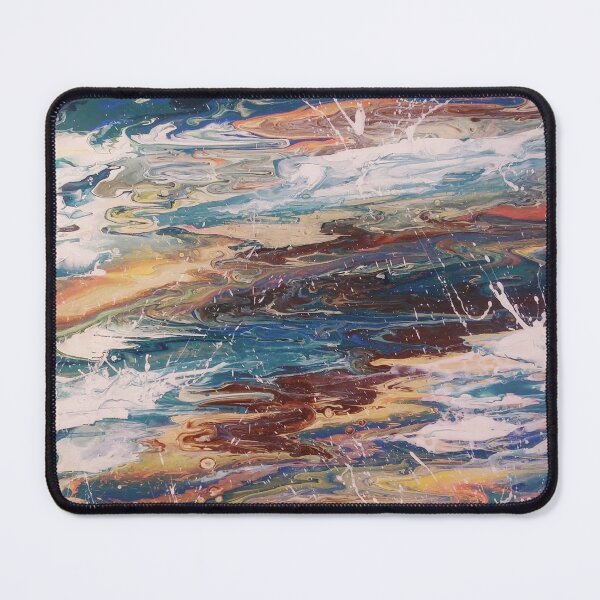 Item preview, Sunset abstract beach scene designed and sold by mysticmern.