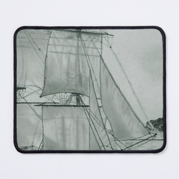 Item preview, Historical tall ship in charcoal designed and sold by mysticmern.