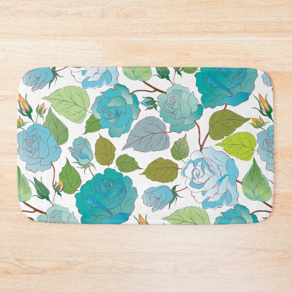 Item preview, Watercolour Blue Roses designed and sold by B & K     Store.