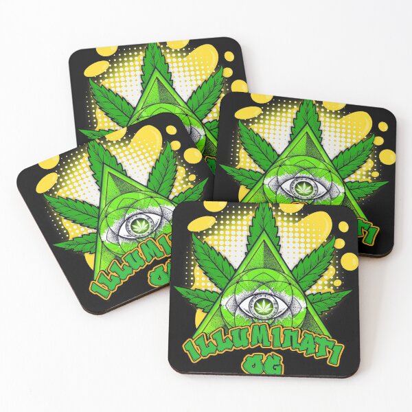 Item preview, Illuminati OG Marijuana Weed Strain Design Package designed and sold by DabGraphic.