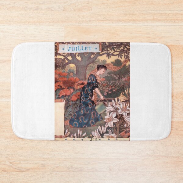 Item preview, Eugene Grasset French Art Nouveau Poster July designed and sold by Bellathewilde.