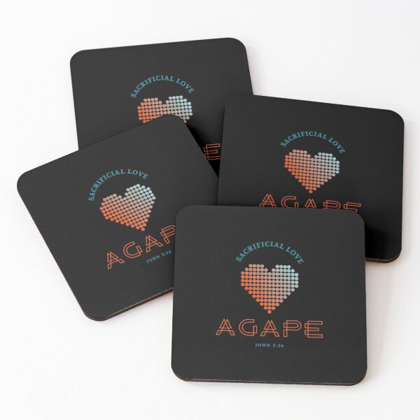 Item preview, Agape - God's  Sacrificial Love - John 3:16 designed and sold by TatteredFaith.