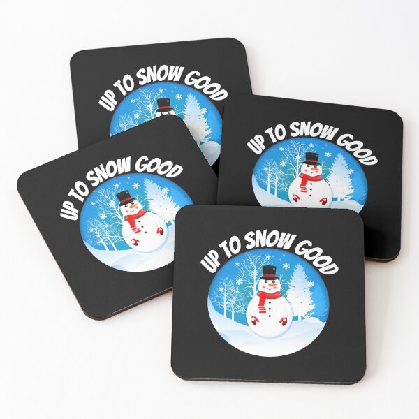 Item preview, Up To Snow Good - Funny Festive Design designed and sold by CatMDesigns.