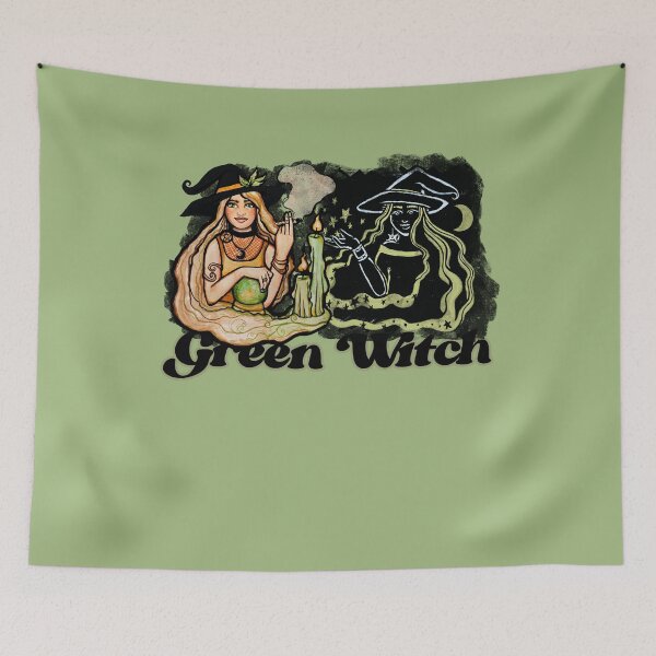 Item preview, Green Witch Shadow Self designed and sold by FrictionMaxxing.