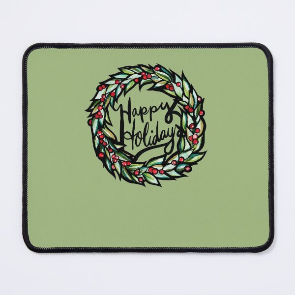 Item preview, Happy Holidays Wreath designed and sold by FrictionMaxxing.