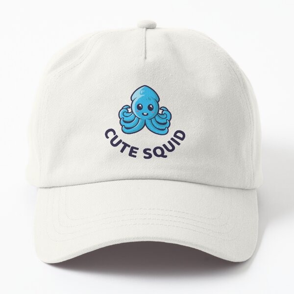 Cute Baby Squid Dad Hat