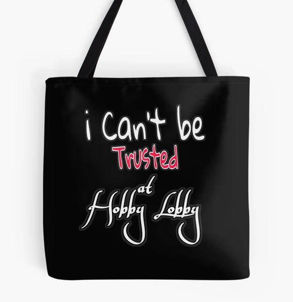 Hobby lobby craft online tote bags