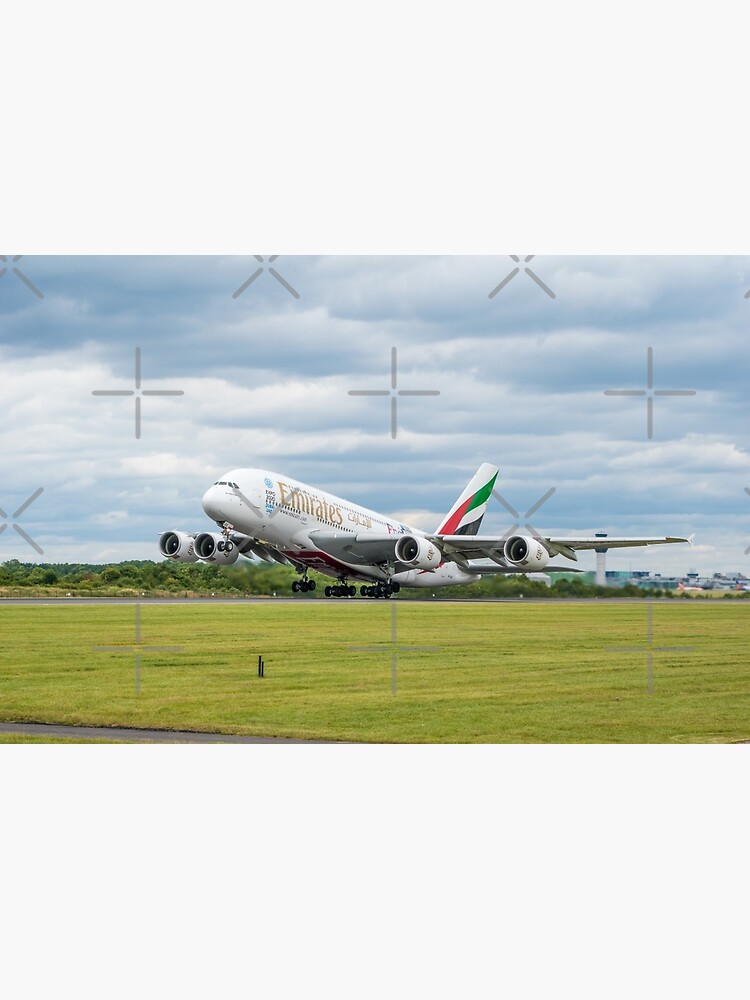 Emirates Airbus A380 Takeoff by Russell102