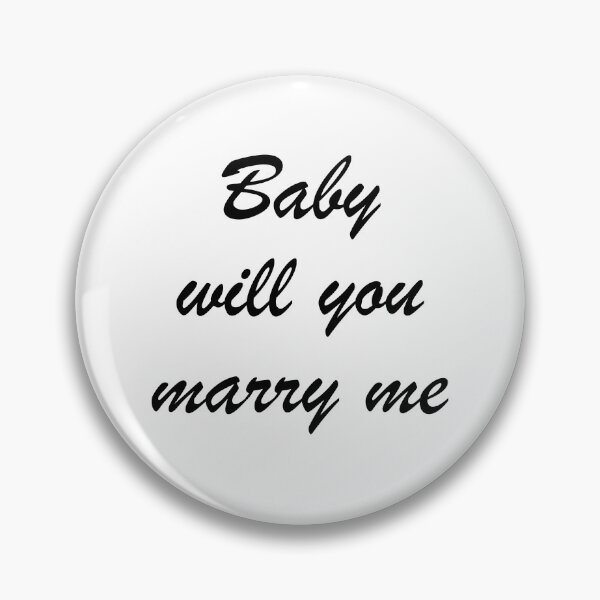 Item preview, Baby will you marry me designed and sold by sandradamenart.