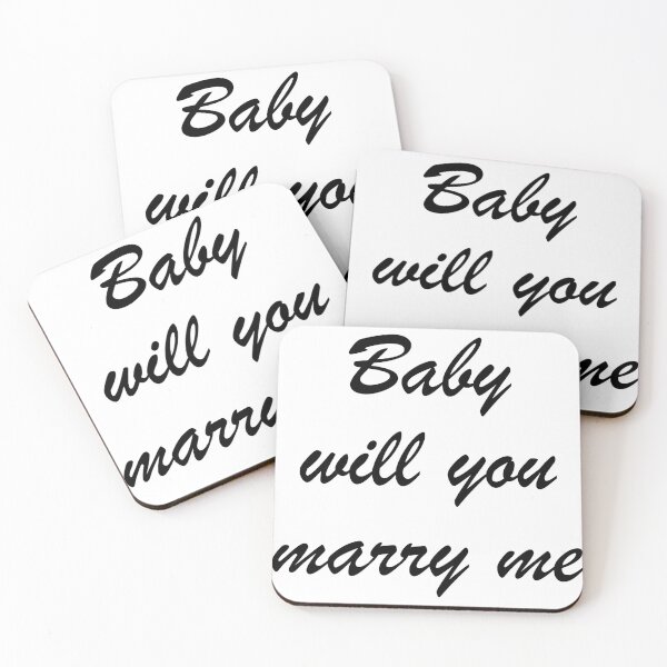 Item preview, Baby will you marry me designed and sold by sandradamenart.