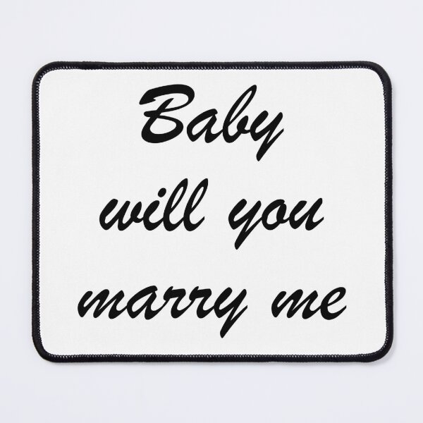 Item preview, Baby will you marry me designed and sold by sandradamenart.