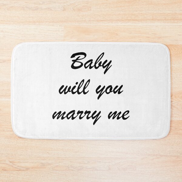 Item preview, Baby will you marry me designed and sold by sandradamenart.