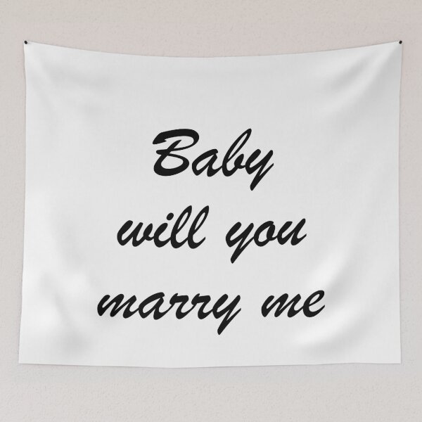 Item preview, Baby will you marry me designed and sold by sandradamenart.