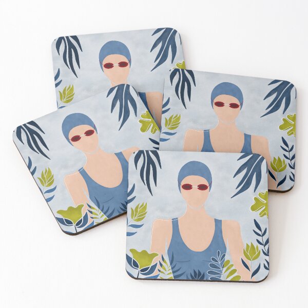 Item preview,  Floral Swimmer designed and sold by PinkSnapdragon.