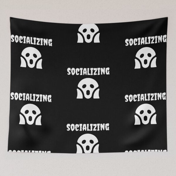 Item preview, Socializing - Antisocial sarcastic humour designed and sold by Witfulwisdom.
