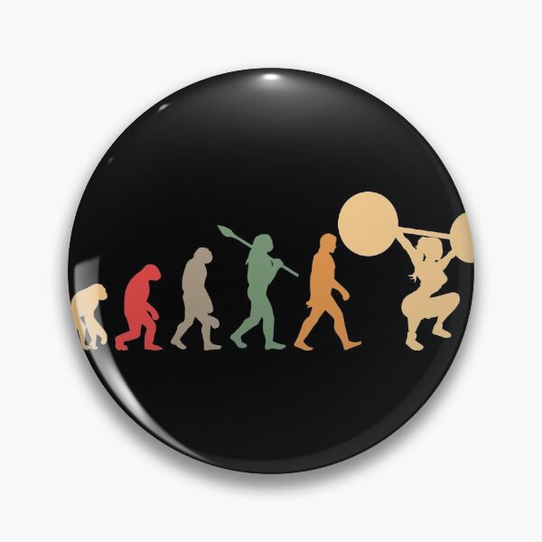 Item preview, Weightlifting evolution vinatge designed and sold by jentochicken.