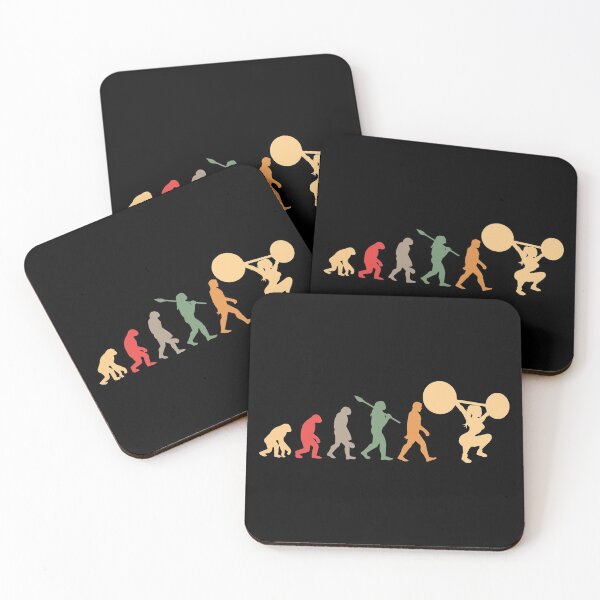 Item preview, Weightlifting evolution vinatge designed and sold by jentochicken.