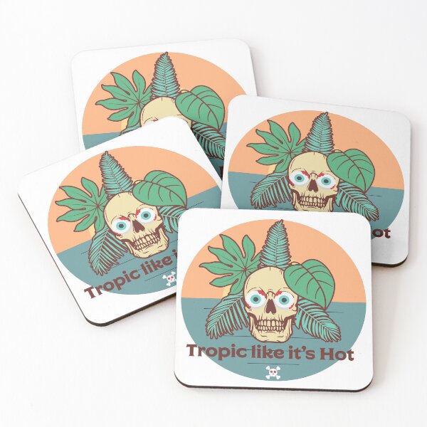Item preview, Tropic Like it's Hot Palm Skull designed and sold by Finolca.