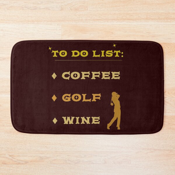 Item preview, Coffee Golf Wine. A Golfer´s To Do List designed and sold by Rebel-Design.