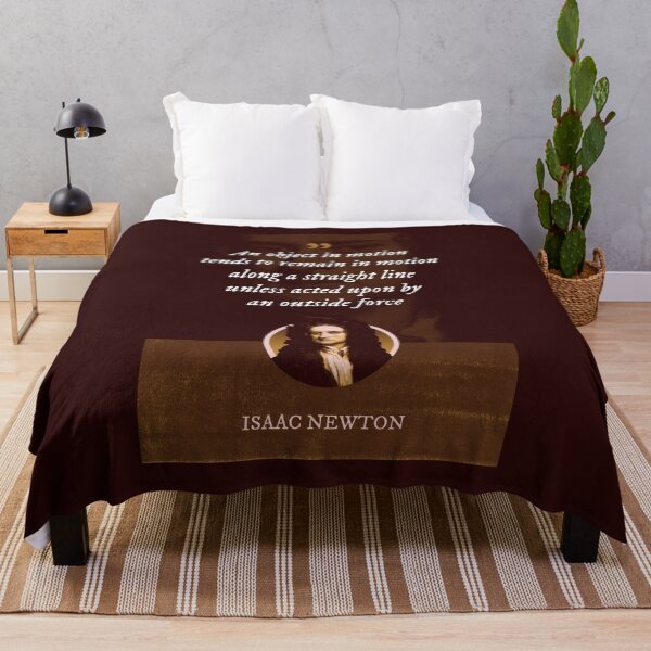 Item preview, Isaac Newton - An object in motion tends to remain in motion along a straight line unless acted upon by an outside force designed and sold by Syahrasi.