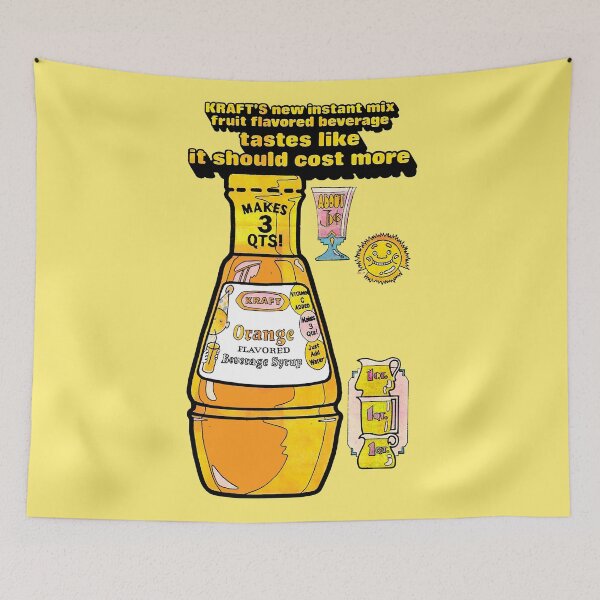 Item preview, FRUIT FLAVORED BEVERAGE SYRUP - ADVERT designed and sold by ThrowbackAds.