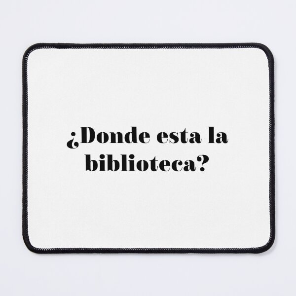 Item preview, donde esta la biblioteca? designed and sold by jennlang.