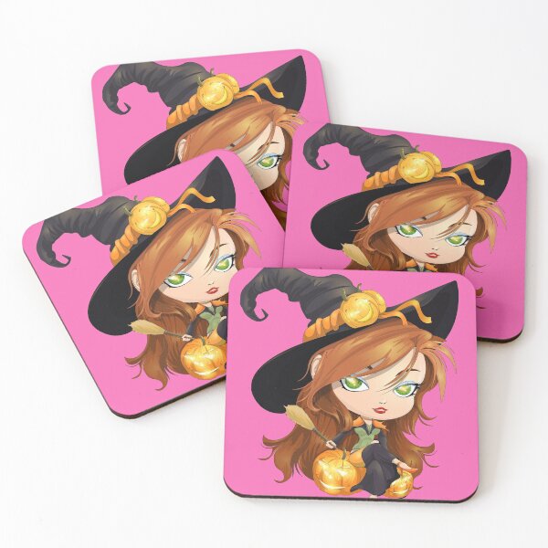 Item preview, Animated witch, witchcraft halloween, cute witch, happy halloween, computer wallpaper, cartoon, scary, fun, hat, broom, broom, fly, conjure, scare, holiday. designed and sold by Senior-Kuzmin.