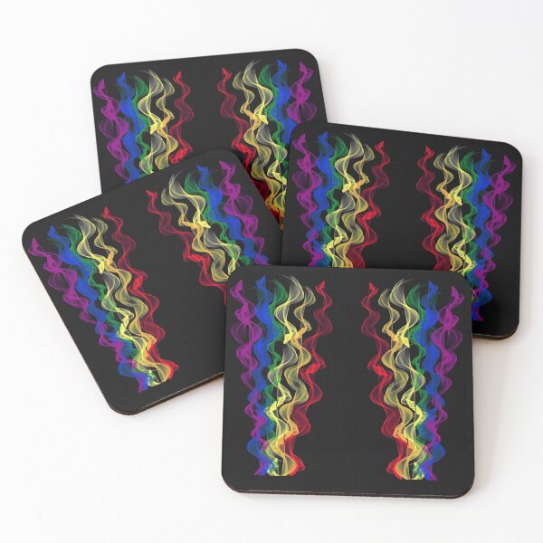 Item preview, Arty Multi Coloured Smoke trails spiral into nowhere designed and sold by Solotree.