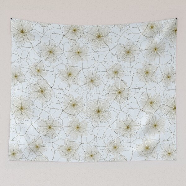 Item preview, Floral sienna abstract pattern  designed and sold by Nadia Arsky.