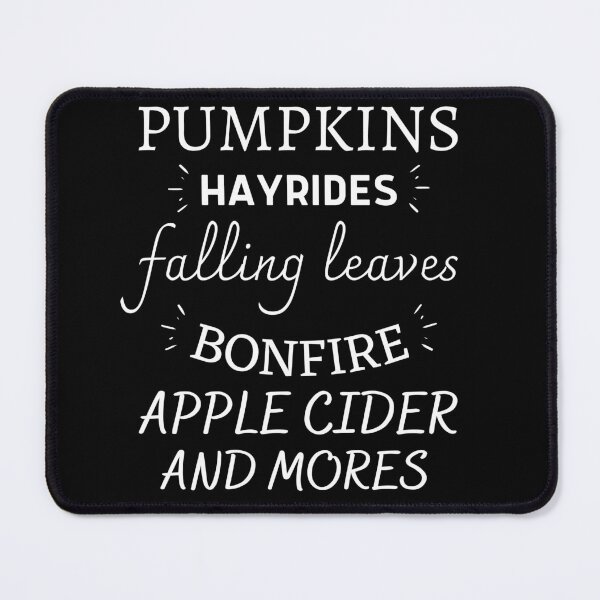 Item preview, Pumpkins Hayrides Apple Cider And Falling Leaves designed and sold by Clurixious.