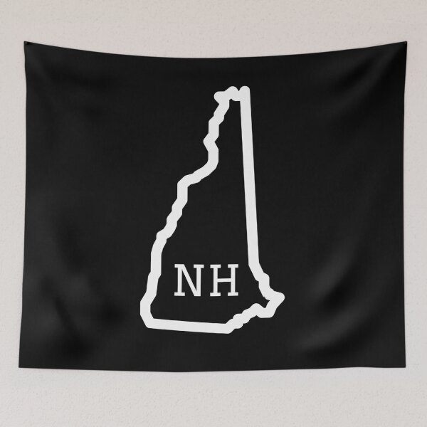Item preview, State of New Hampshire NH Abbreviation Outline designed and sold by Hpabedi.