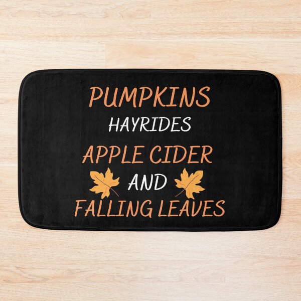 Item preview, Pumpkins Hayrides Apple Cider And Falling Leaves designed and sold by Clurixious.
