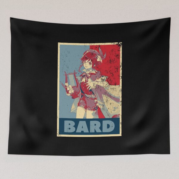 Item preview, Venti Genshin Impact Bard - Distressed Vintage Hope Style Colours designed and sold by GingerCatGifts.
