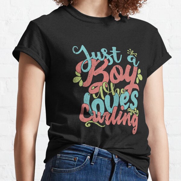 Tee Shirt Clothing Love Curling Shirt