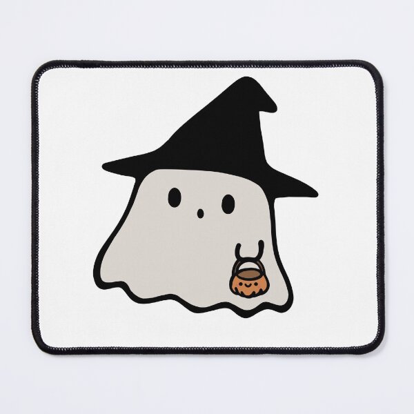 Item preview, Witchy Ghost with Pumpkin Bag designed and sold by Aizyshop.