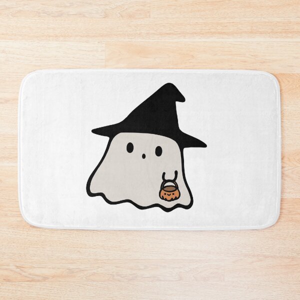 Item preview, Witchy Ghost with Pumpkin Bag designed and sold by Aizyshop.