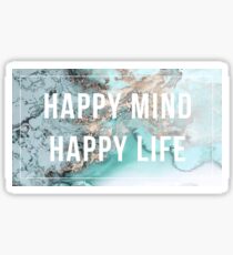 happy mind happy life Sticker
