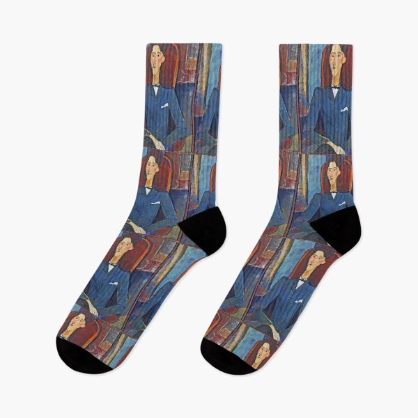 Item preview, Portrait of a man by Modigliani designed and sold by Vintage Designs +.