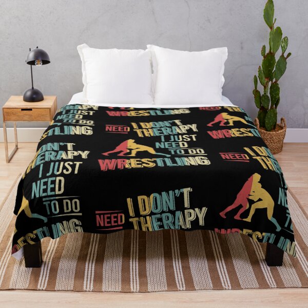 Item preview, I dont need therapy i just need to do Wrestling vintage designed and sold by NgocLanDesign.