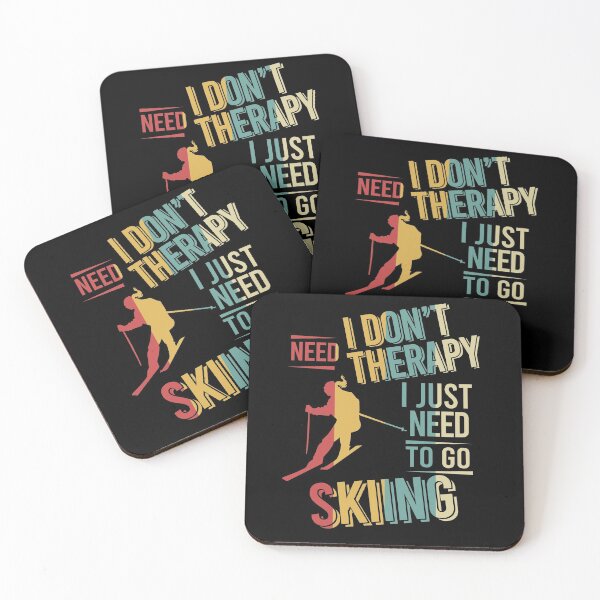 Item preview, I dont need therapy i just need to go  Skiing vintage designed and sold by NgocLanDesign.