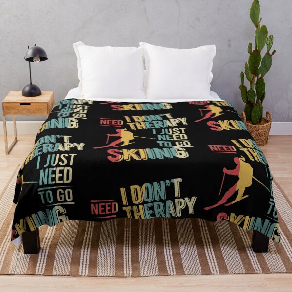 Item preview, I dont need therapy i just need to go  Skiing vintage designed and sold by NgocLanDesign.