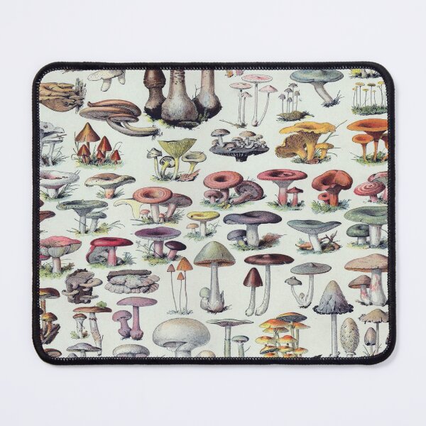 Item preview, Champignons Vintage Illustration 1 - Millot Mushroom Identification 1 designed and sold by molamode.