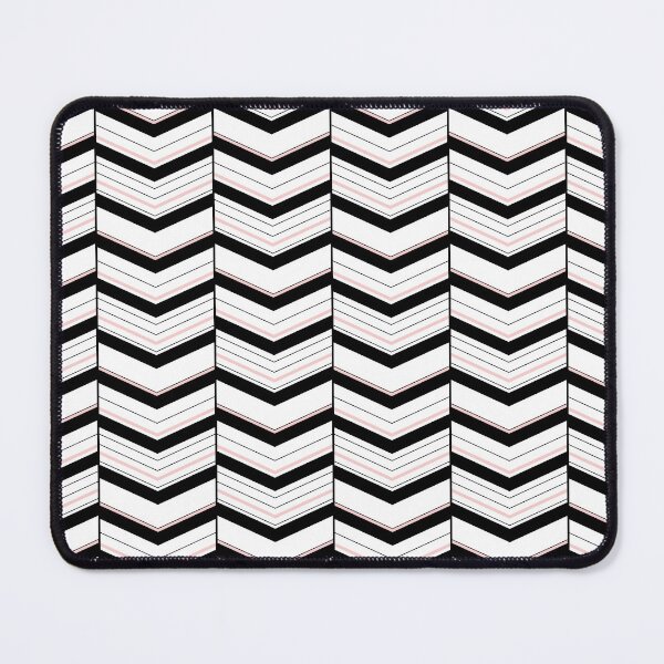 Item preview, Black White and Blush Chevron designed and sold by Valerie Bennett.
