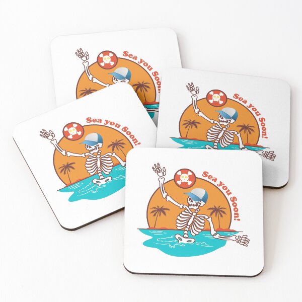 Item preview, Sea You Skeleton Soon! designed and sold by Finolca.