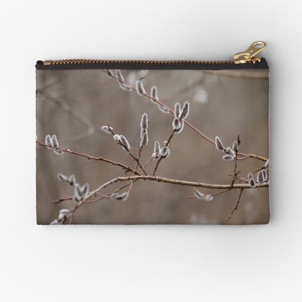 Pussy willow catkins Zipper Pouch