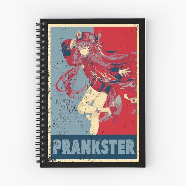 Item preview, Hu Tao Genshin Impact Prankster - Distressed Vintage Hope Style Colours designed and sold by GingerCatGifts.